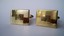 3347 c. 1950s Hadley 12k gold fill rectangular cufflinks with nicely engraved initials, S.G. Very nice condition. Medium size, c. ¾” x ½”. Price: $25