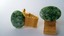 3414 c. 1960s Dante wrap oval jade (or jasper?) and gold tone cufflinks. Like new and very beautiful. Stones without borders. Medium size face 1’ x ¾”. Price: $45