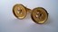 3434 c. 1960s gold tone buttons. Picture not as nice as cufflinks. Size: Small. Price: $15